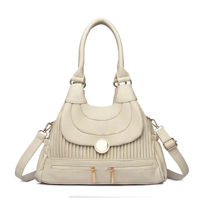 Genuine Brand Luxury Handbags for Women Designer Fashion Tote Bag High Quality Soft Pu Leather Shoulder Crossbody Hand Bags Sac