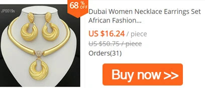 GZJPEI Shiny White Zircon Jewelry Set For Women Italy Nigeria Wedding Jewellery 18K Gold Plated Mother's Day Gift On Sale ﻿