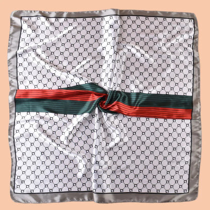 1PC Women's Summer Beach Accessory Fashion Satin Square Scarf 90*90inch Multi-use Headscarf Party Use Versatile Hair Towel