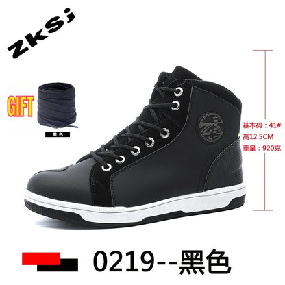 New Arrival Moto Boots Men Motobiker Shoes Motocross Boots Anti Fall Riding Boots for Road Racing Parkour Shoes Knight Equipment