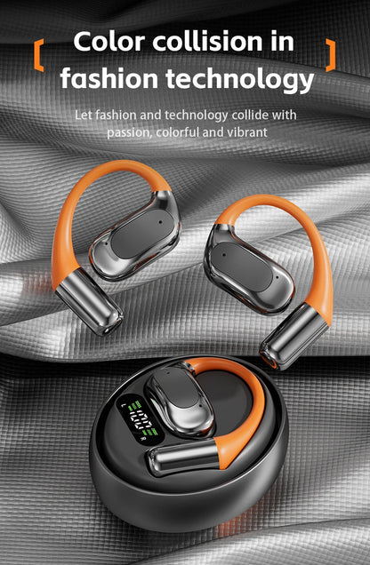 Tecsire OWS Bluetooth Earphones Earhook Wireless Earbuds Hifi Stereo Headset ENC Mic for Sports Audio Book