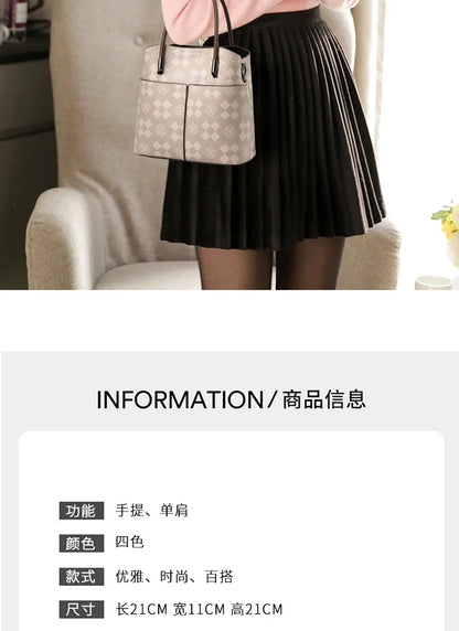 2026 New Fashion Women's Bag High Quality Versatile Retro Bucket Bag Designer Luxury Handbag Trend Ladies Shoulder Crossbody Bag