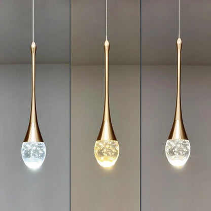 Crystal Luxury Chandelier Villa Staircase Living Room Hanging Lamp Bedroom Bedside LED Light Hotel Lobby Crystal Pendant Lights