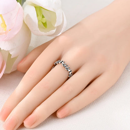Original 925 Sterling Silver Ring Sun Star Moon Love Bowknot Sunflower Ring For Women Wedding Anniversary Ring Jewelry Gift
