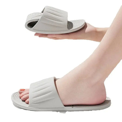 Foldable Travel Slippers for Women Men Non Slip Soft Sole Lightweight Bathroom Shower Slippers Quick Dry EVA Hotel Beach Shoes