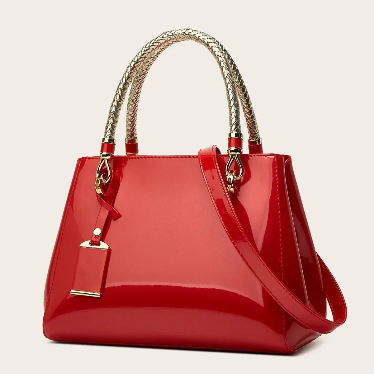 Faux Leather Handbags for Woman 2026 Luxury Bags Designers Evening Party Handbag Ladies Bag Wine Rose Red Navy Pink Beige Black