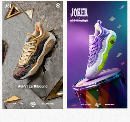 361 Degrees AG6 Aaron Gordon Men Basketball Shoes New Trendy Professional Anti-slip Shock-absorbing Male Sneakers 572611102