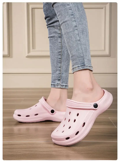 2026Summer Men Clogs Sandals Men's and Women's Leisure Slippers Beach Slides Home Garden Shoes Outdoor Sandals Plus Size46 47 48