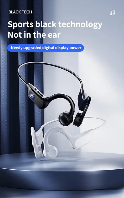 Original Bosete X7 Bone Conduction Wireless Headphones Bluetooth 5.3 Waterproof Ear Hook Sports Running Earphones With Mic