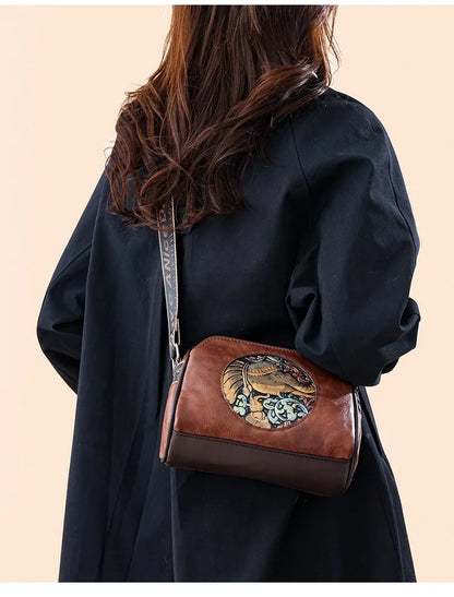 Women Crossbody Bag for Women Elephant Bags Fashion Print High Quality Leather Shoulder Bag Messenger Bags Sac a Main
