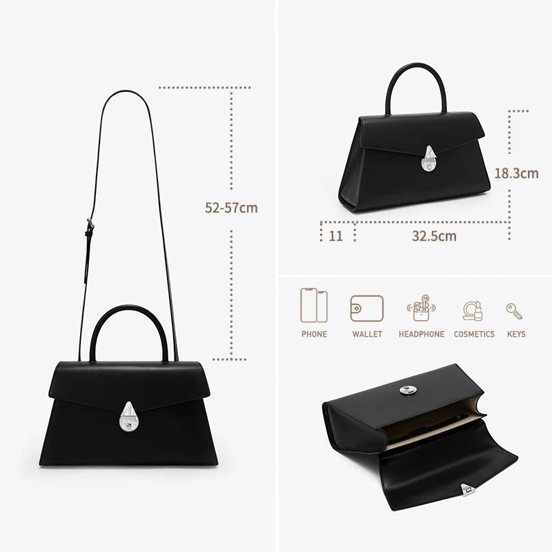 2026 FASHION LUXURY DESIGNER ORIGINAL STYLISH LEATHER HANDBAG WOMEN'S BAG BUSINESS PURSE FEMALE TREND SHOULDER OL BRAND LADY