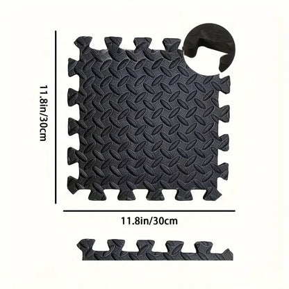 30x30cm EVA Puzzle Mat – Thick Baby Play Mat for Kids, Non-Slip & Waterproof Crawling Floor Tiles, Interlocking Foam Rug