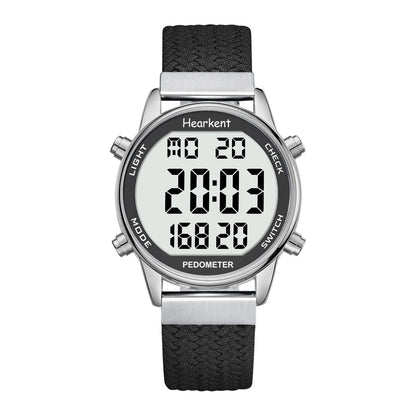Hearkent Pedometer Sport Watches Step Counter Watch Women Digital Watches Calories Mile Stopwatch Countdown for Walking Tracker