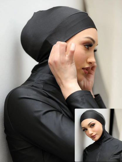 1PCS Burkini Femme Hijab Swim Bathing Hijab Women Summer Beach Instant Turban Cap