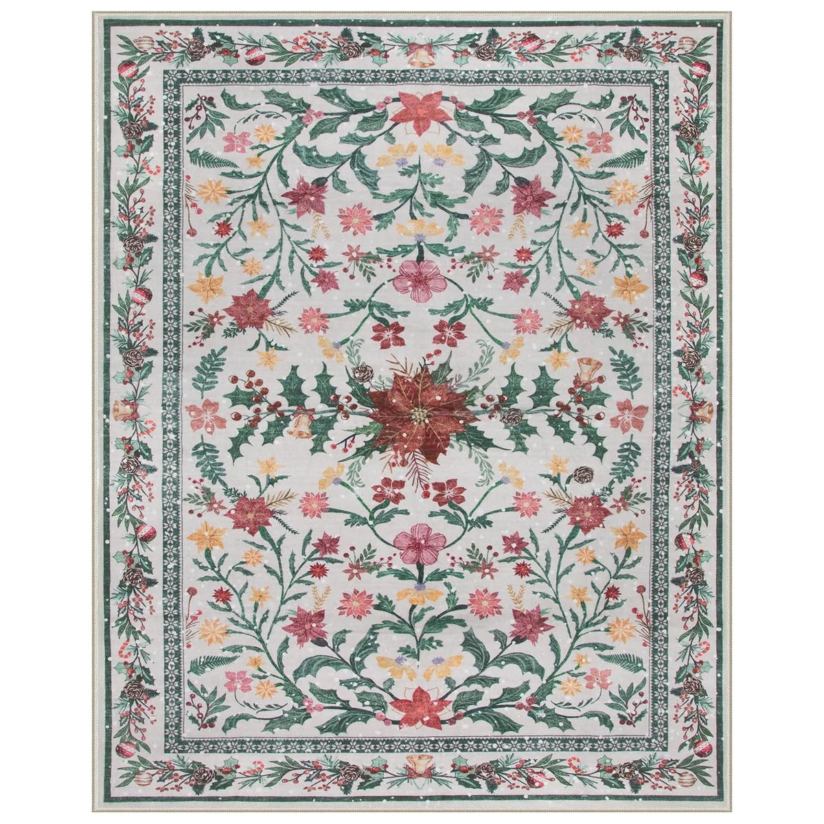 Vintage Floral BOHO Rugs Living Room Large Area Carpet Bedroom Floor Mats Foldable Machine Washable Rug Long Strip Runner Mat 러그