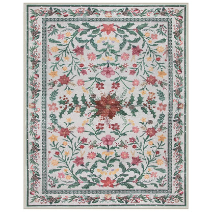 Vintage Floral BOHO Rugs Living Room Large Area Carpet Bedroom Floor Mats Foldable Machine Washable Rug Long Strip Runner Mat 러그