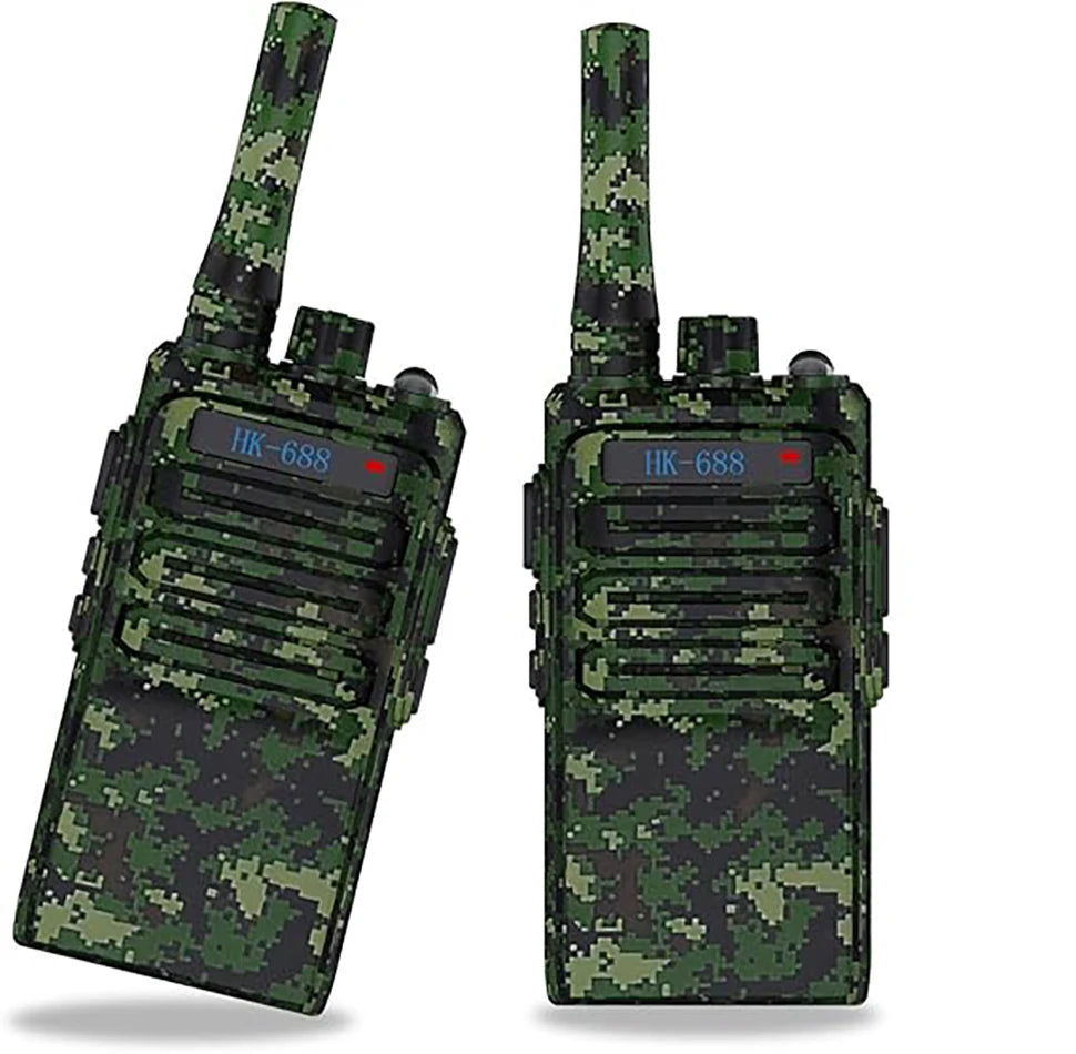 2 Pack Kids Walkie Talkies, 3KM Long Range Two Way Radio, 16 Channels Easy Operation Toy for Boys Girls 3-12 Years Old