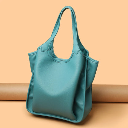 Luxury Soft Leather Handbags Large Capacity Women Shoulder Bags for Women Designer Tote Sac Shopping Crossbody Top Handle Bag