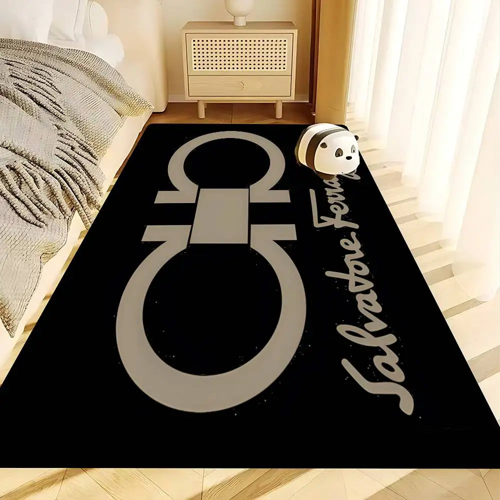 S-Salvatore F-Ferragamo Cartoon Entrance Door Mat Nordic Style Home Doormat Bathroom-Toilet Mats Bedroom Hotel Decor Mat