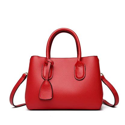 Genuine Leather Large Capacity 3 Layers Women Totes Designer Ladies Shoulder Crossbody Bags Fashion Female Handbags Sac A Main