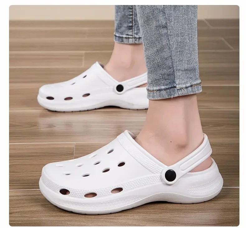 2026Summer Men Clogs Sandals Men's and Women's Leisure Slippers Beach Slides Home Garden Shoes Outdoor Sandals Plus Size46 47 48