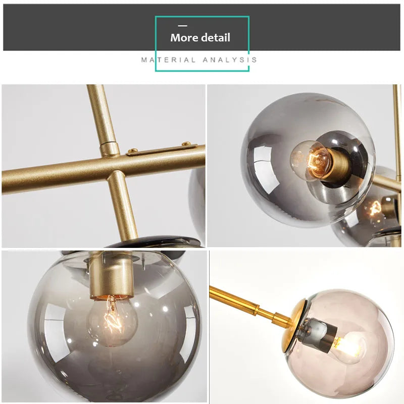 Northern Europe Dining Room Chandeliers Designer One Character Long Strip Pendant Lamp Decoration Maison LED Lights