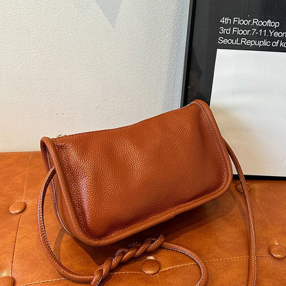 100%Real Cowhide Genuine Leather Sac Fashion Women Crossbody Bags For Ladies New High Capacity Shoulder Bag Handbag Female Purse
