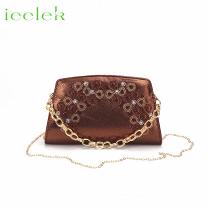 New Fashionable Coffee Color Peep Toe Ladies Shoes Matching Bag Set For Nigerian Women Wedding Party Pump