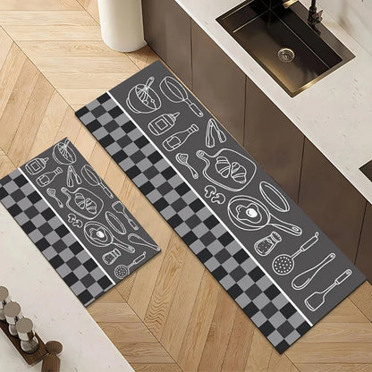 Japanese‑Style Diatomite Kitchen Runner Floor Mat Water & Oil Absorbent Non‑Slip Household Foot Mat for Kitchen Door Entrance