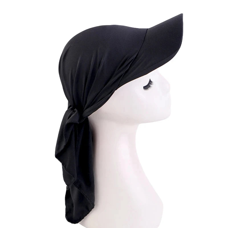 2024 New Instant Hijabs Hijab Cap for Women Bonnet Voile Muslim Sun Hats Scarf Wrap Baseball Caps Bandana Hijab Bonnet Turban