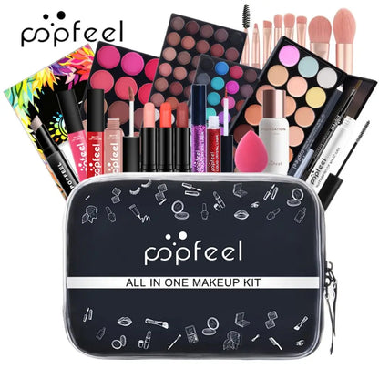 POPFEEL All-in-One Makeup Kit, 3 Set Options, Full Face Cosmetics Set, Beginner-Friendly, Gift For Women