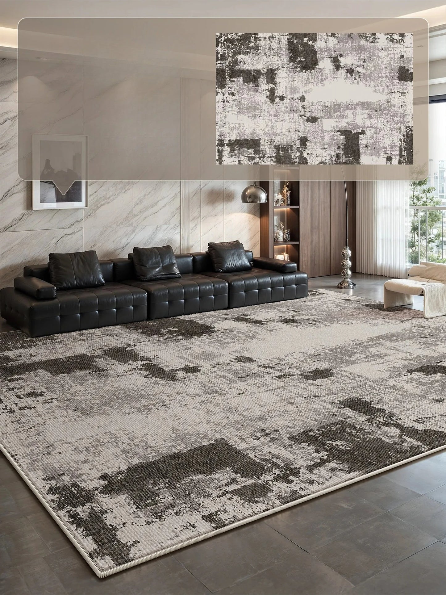 Large Area Living Room Decoration Washable Carpet Light Luxury Rugs for Bedroom Thick Plush Study Floor Mat Home Fluffy Soft Rug