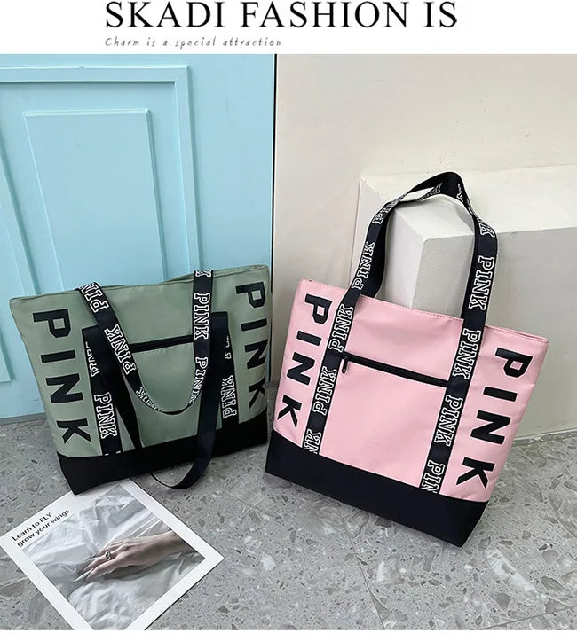 Leisure Large Capacity Tote Bag for Women Shoulder Bags Simple Class Bag for Girl Fashionable Purse and Handbag Bolsos De Mujer