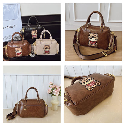 Fashion Luxury Brand Ladies Shoulder Bag Cartoon Bear Women's Crossbody Bag High Quality Tote Bag Waterproof Women's Hanbags