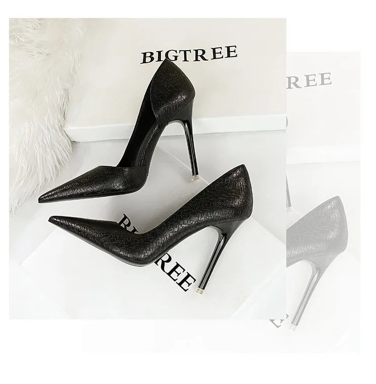 BIGTREE Shoes Sequin Cloth Women Pumps Fashion Wedding Shoes Luxury High Heels Women Shoes Stilettos Heels Sexy Party Shoes 2026