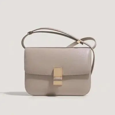 Luxury Designer Tofu Bags Square Bag One Shoulder Crossbody Bag Fashion Handbags Top Quality Genuine Leather Women's Bag Chic