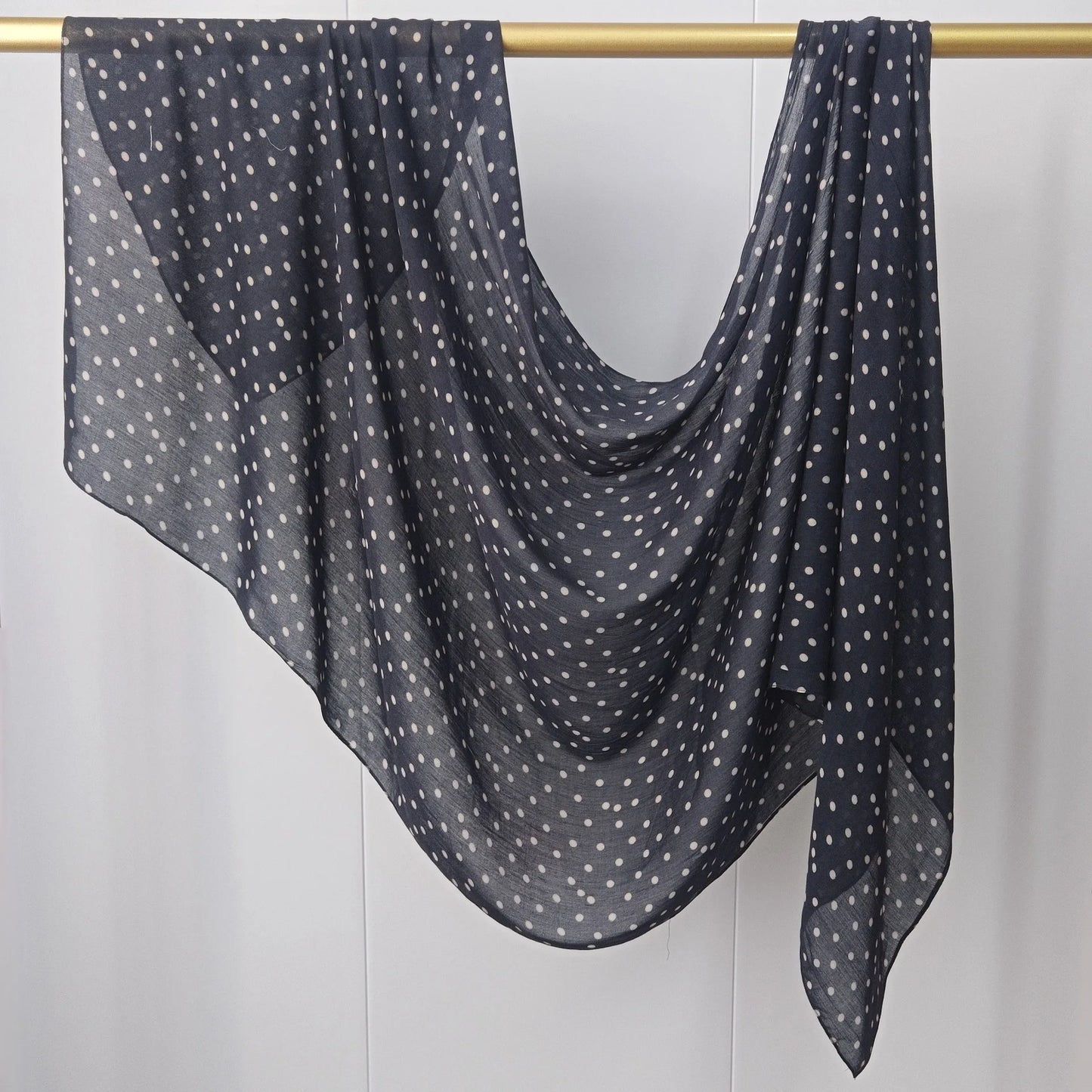 New Polka Dot Modal Hijab Double-sided Print Hijabs for Women Scarf Head Wrap for Women Muslim Fashion Hijab Scarf Islam Ramadan