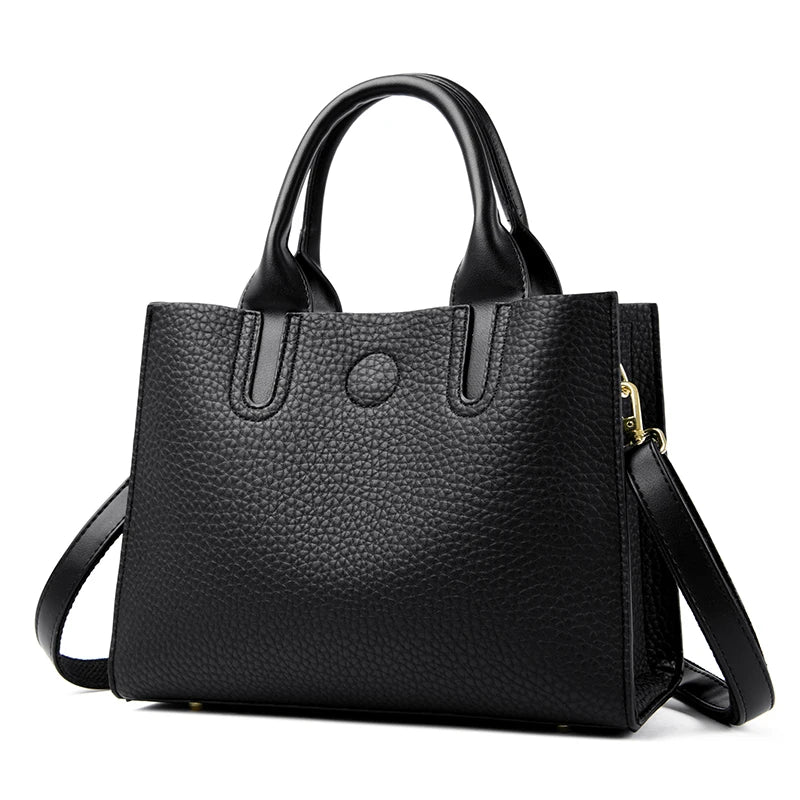 Luxury Female Trend Vintage Tote Bag High Quality Leather Crossbody Shoulder Bag Women Brand Designer Large capacity Handbag