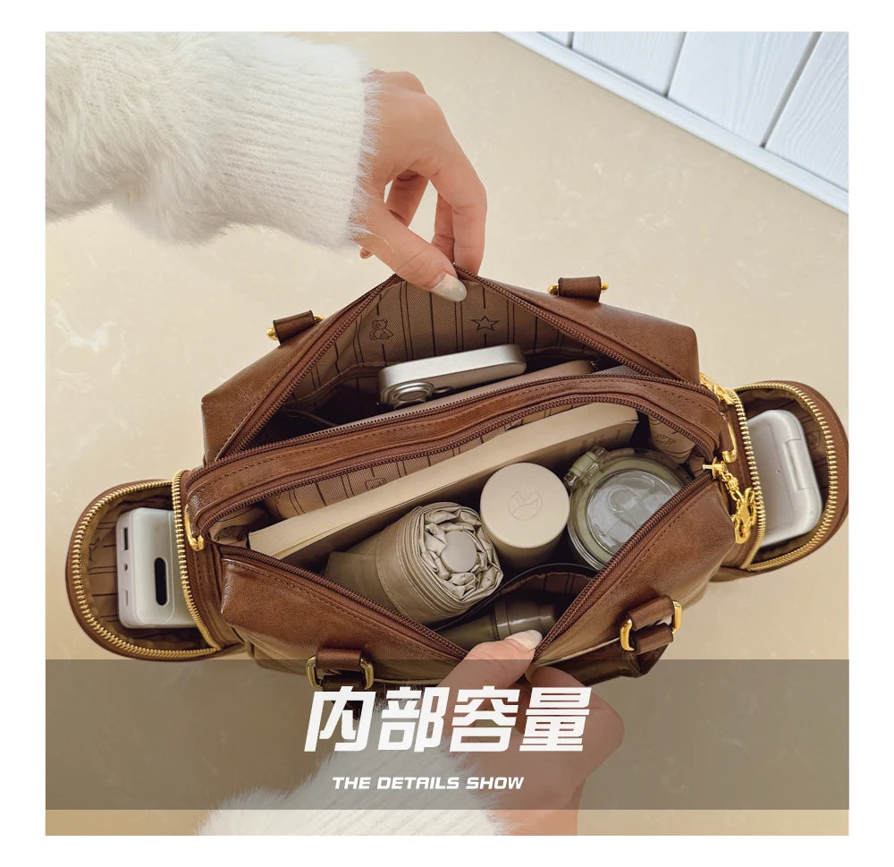 Fashion Luxury Brand Ladies Shoulder Bag Cartoon Bear Women's Crossbody Bag High Quality Tote Bag Waterproof Women's Hanbags