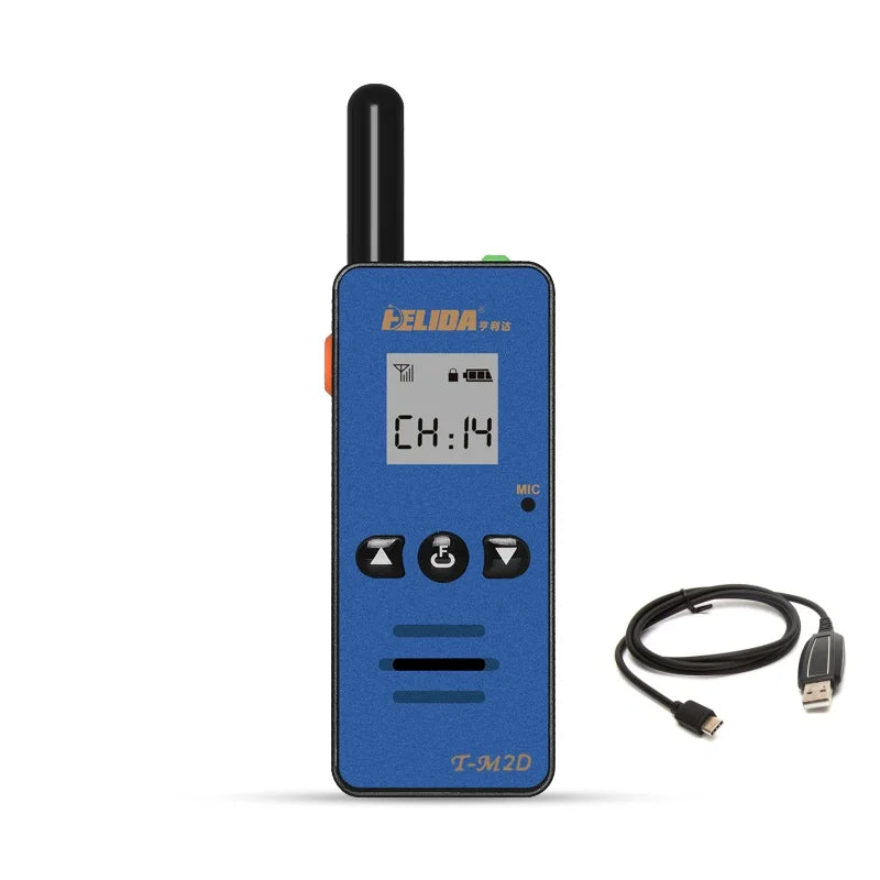 Super Mini  Two Way Radio T-M2D Mini Walkie Talkie, 128 Channels, 400-520MHz,