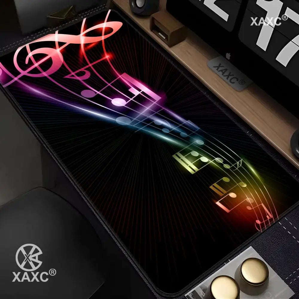 Musical Symbols Mouse Pad large keyboard mouse desk pad non-slip rubber gaming mouse pad laptop mouse carpet XAXC