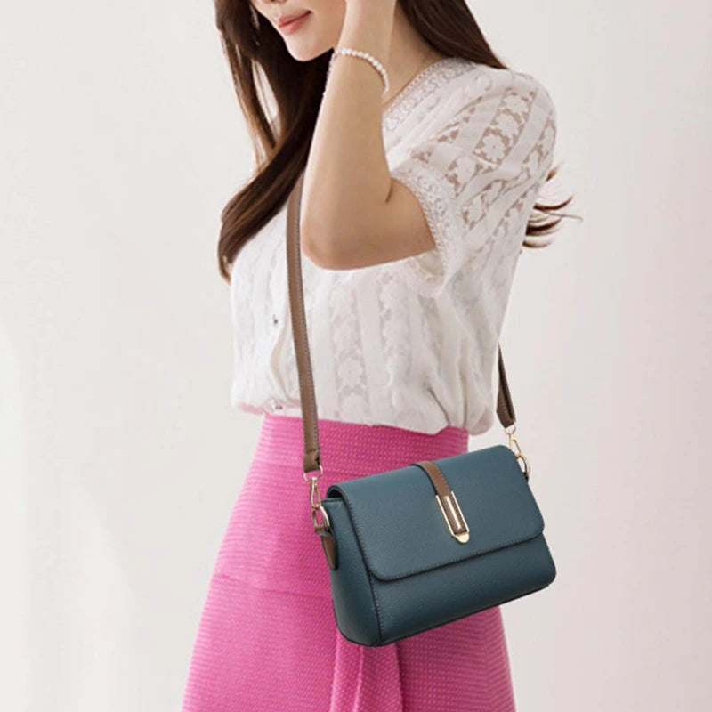 Fashion Luxury Design Women Small Shoulder Crossbody Bags Ladies Square Bag Satchels Cluthes Messenger Bag Ladies Flap Handbag