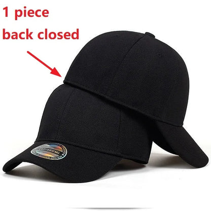 Back Closed Baseball Caps Full Closure Snapback Hats Hip Hop Hat for Men Women58-60cm Dad Hats Cap Kids Adults