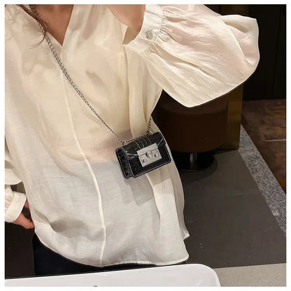Chain Female Bag Mini Summer Crossbody Bags for Women Fashion Luxury Designer Handbag Women's 2025 Trend Woman Shoulder Purse