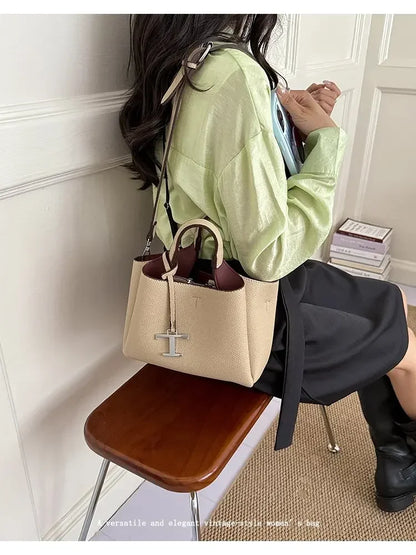 Premium Ladies Tote Bag, Fashionable Leather Crossbody Handbag For Women, Luxury Brand Messenger Bag