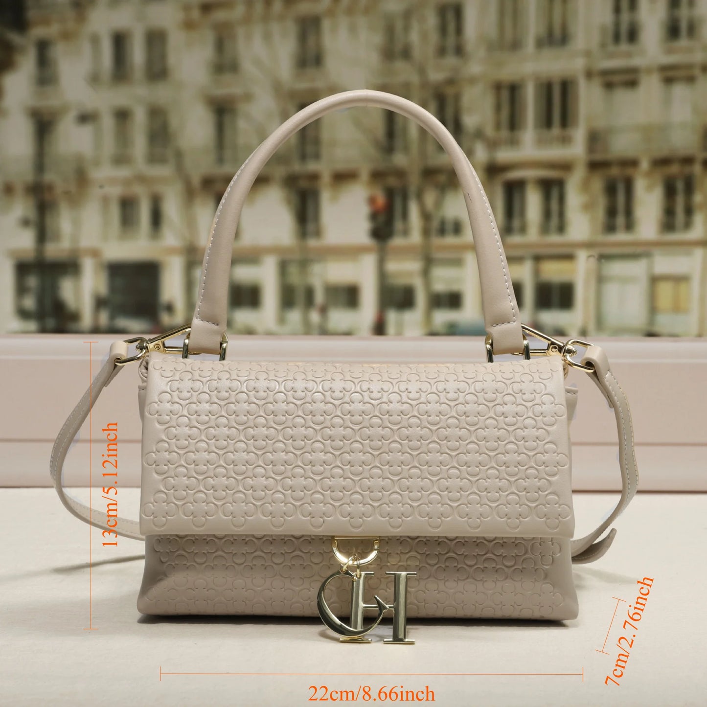 CHHC Luxury Small Batch 2026 Women Handbags Tote Shoulder Bag Versatile Fashion Crossbody Bag Retro Elegant Purse For Women
