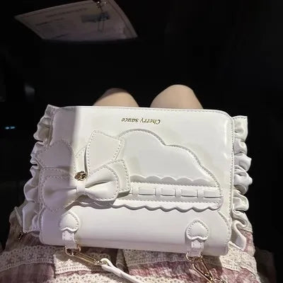 Sweet Ita Bag 2026 Elegant Lolita Bag Ladies Cute Girls Bow Crossbody Bag Popular JK Uniform Shoulder Bag Autumn Bolso Сумка