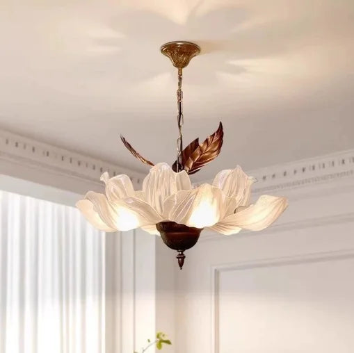 French Ceiling Lamp American Retro Bedroom Chandelier Lights Study Room Master Bedroom Lamp Suspension Luminaire