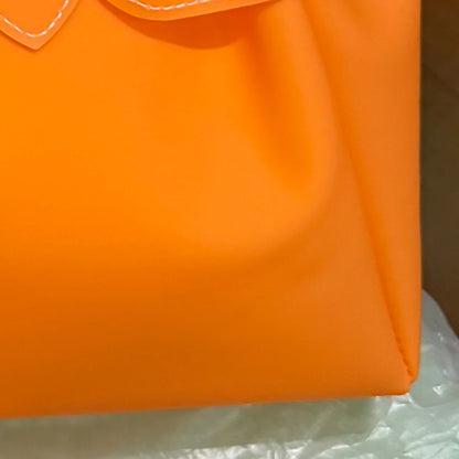 2026 Summer Y2K Women Jelly Bags PVC Plastic Waterproof Colorful Tote Bag Trendy Fashion Korean Vacation Beach Shoulder Bag