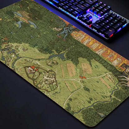 Kingdom Come Deliverances Games Mouse Pad Game eSports CSGO mouse pad extra large thickened table mat boys and girls anti-slip m